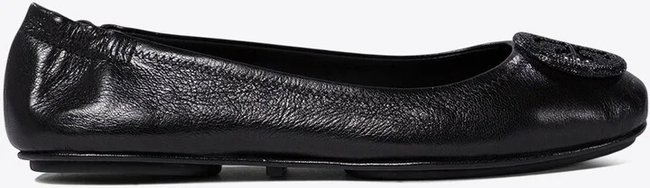 Minnie Travel Leather Ballet Flats
