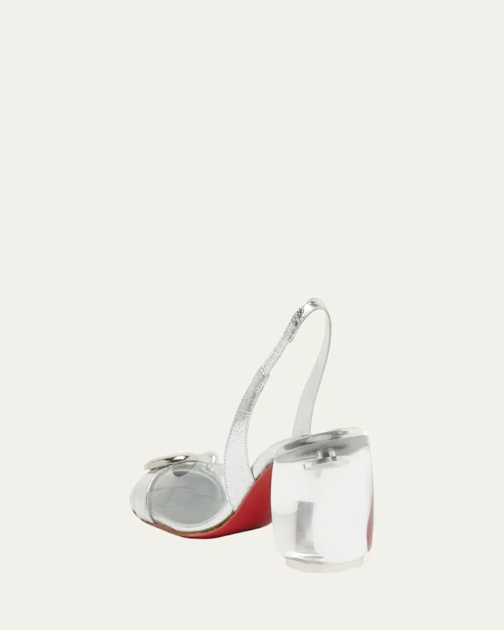 Minny Bubble Buckle Red Sole Pumps - Image 2