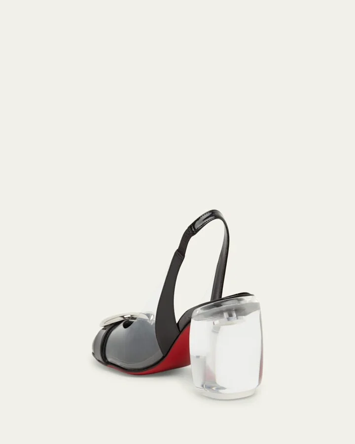 Minny Bubble Buckle Red Sole Pumps - Image 2