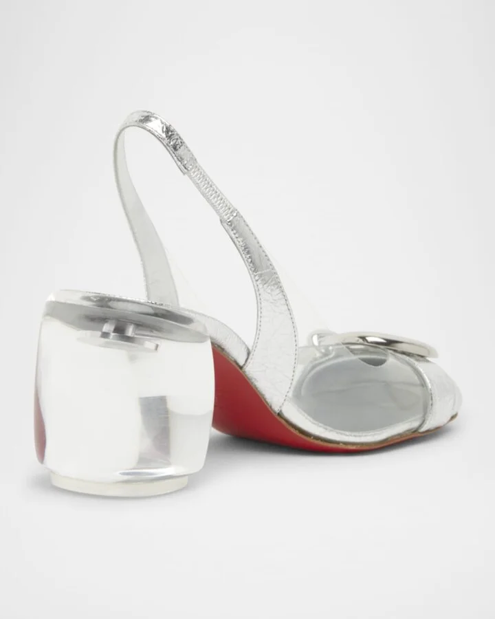 Minny Bubble Buckle Red Sole Pumps - Image 2