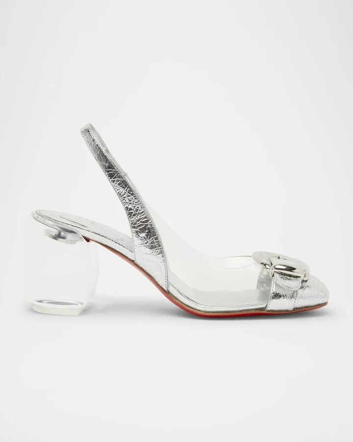Minny Bubble Buckle Red Sole Pumps