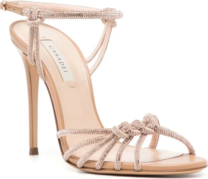 Minorca 110mm crystal-embellished sandals - Image 2