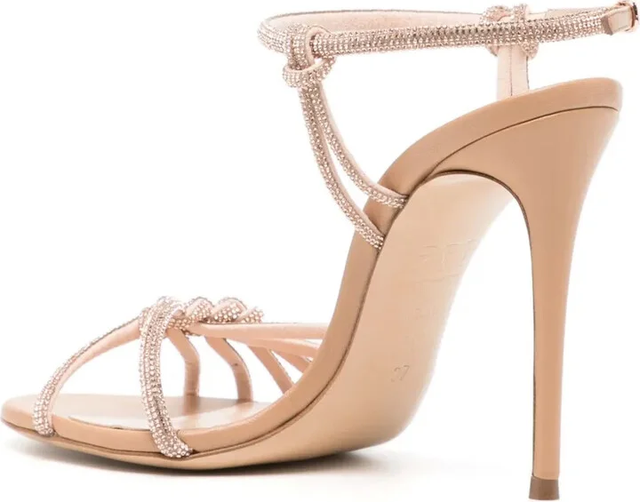 Minorca 110mm crystal-embellished sandals - Image 3