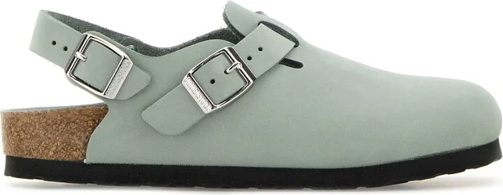 Mint Green Suede Tokyo Slippers