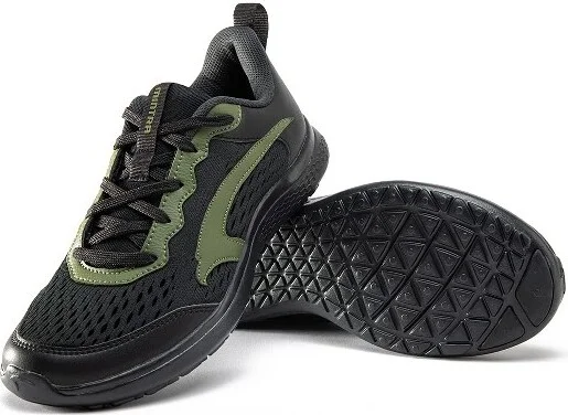 Mintra Edge Mens Sneakers (Black/Grey, ) - Image 2