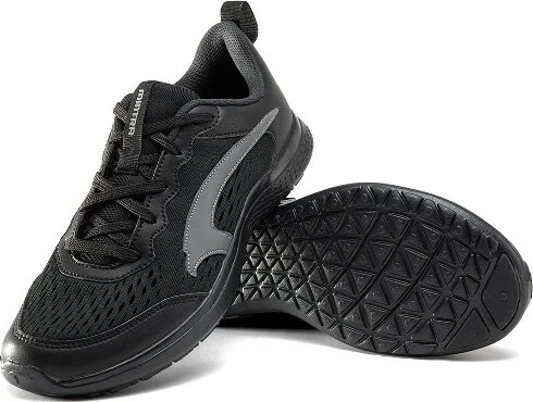 Mintra Edge Mens Sneakers (Black/Grey, ) - Image 4