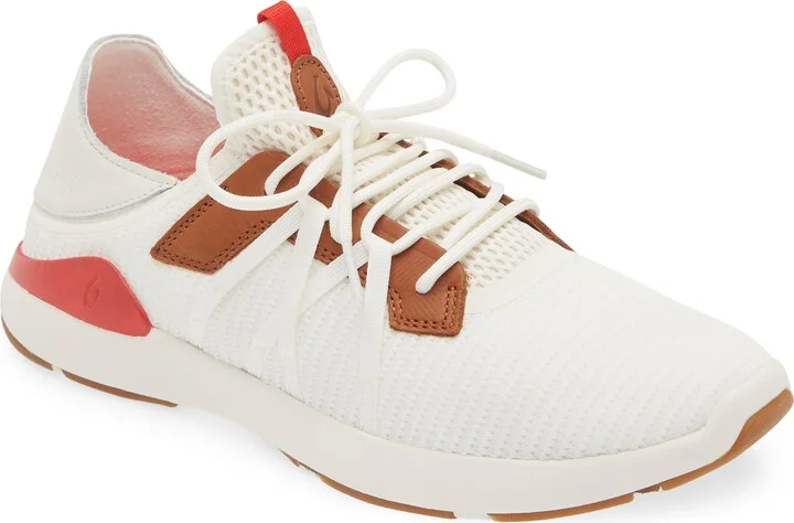 Bright White / Red Lava