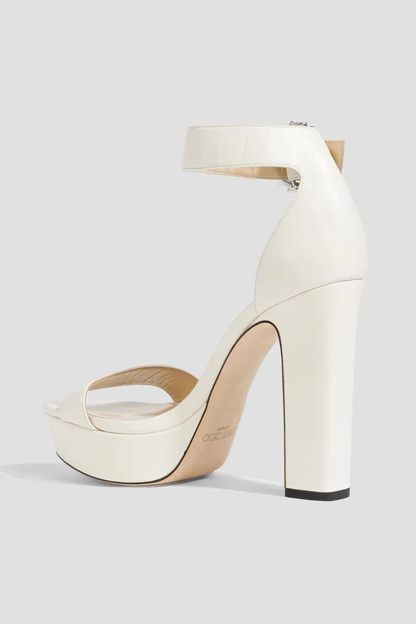 Mionne 120 leather platform sandals - Image 3