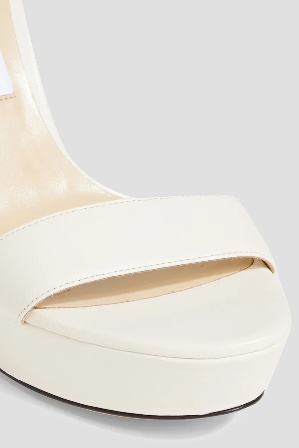 Mionne 120 leather platform sandals - Image 4