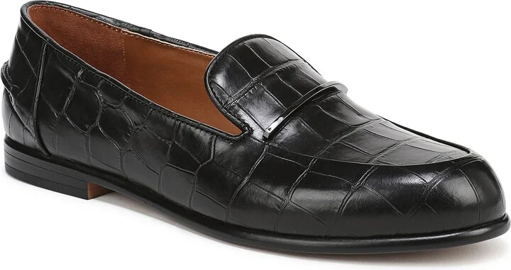 Black Croc Embossed