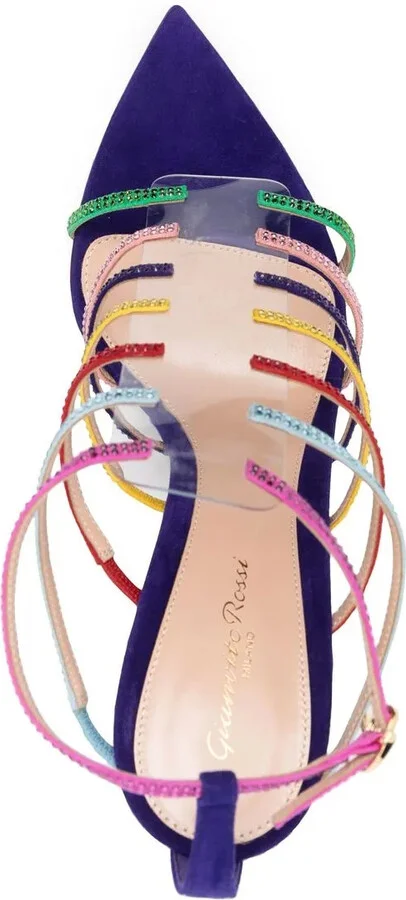Mirage 105mm crystal-embellished sandals - Image 4