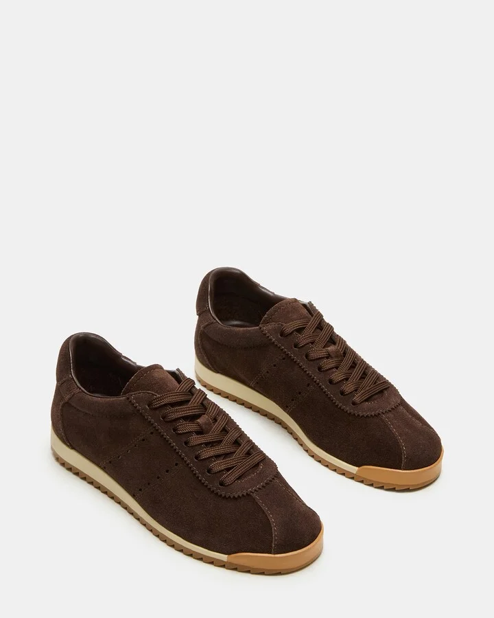 Mirage Chocolate Brown Suede - Image 3