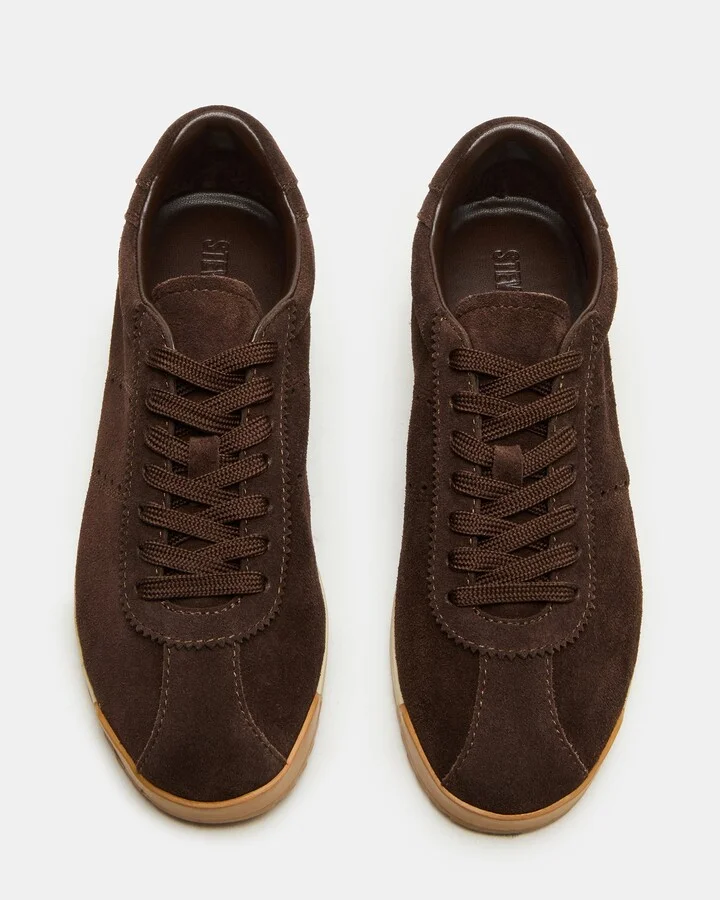 Mirage Chocolate Brown Suede - Image 5