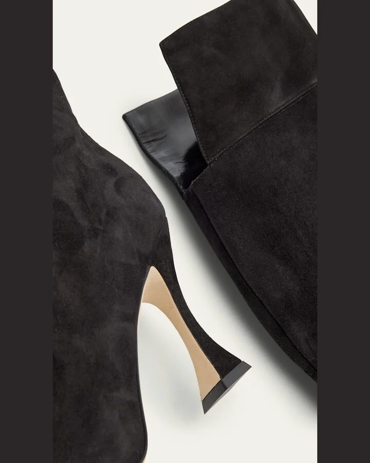 Miralonepla Suede Knee Boots - Image 4