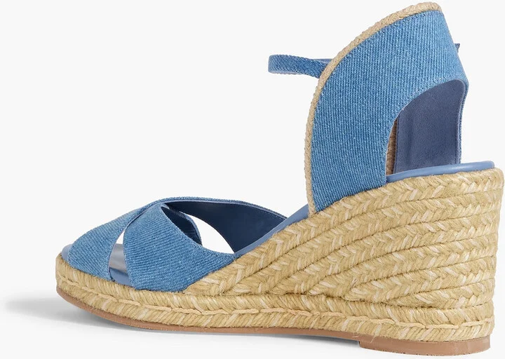 Mirela denim espadrille wedge sandals - Image 3