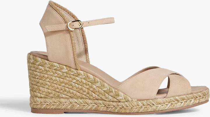 Mirela II suede espadrille wedge sandals