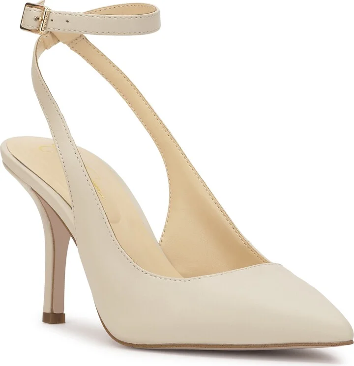 Miriale Ankle Strap Pointed Toe Pump