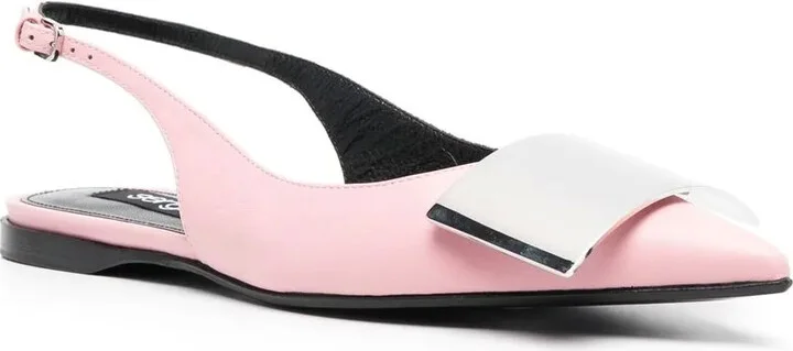 Miroir leather slingback pumps - Image 2