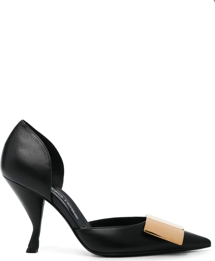 Miroir logo-plaque pumps