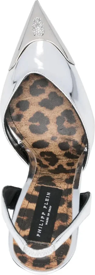 Mirror 95mm pointed-toe pumps - Image 4