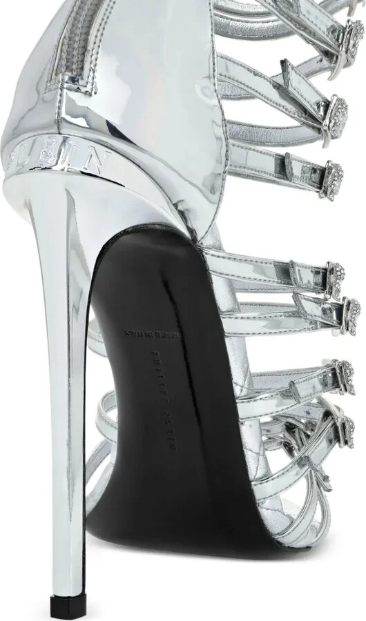 Mirror Plein Skull sandals - Image 4