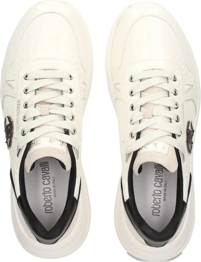 Mirror Snake-appliqué sneakers - Image 4