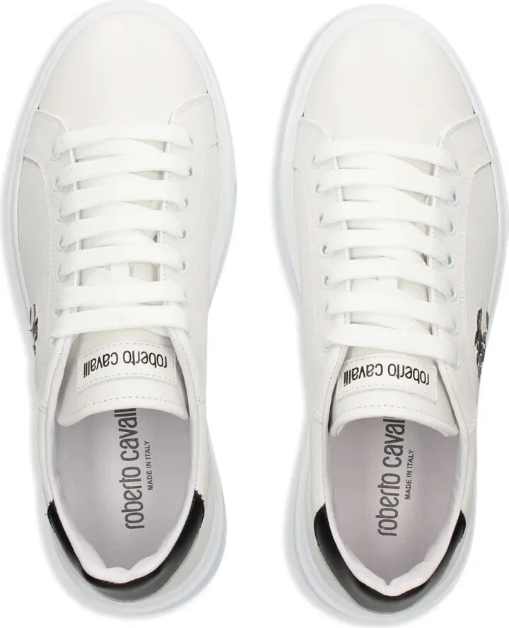 Mirror Snake-appliqué sneakers - Image 4