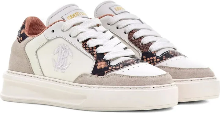 Mirror Snake-appliqué sneakers - Image 2