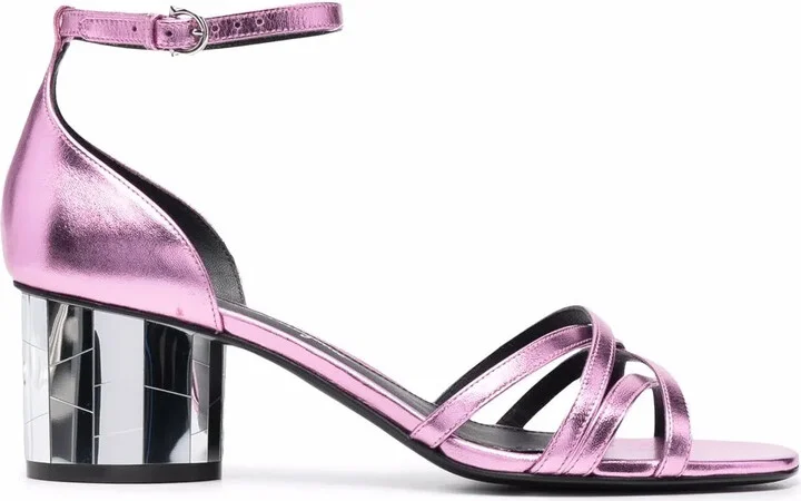 Mirrored 60mm Heel Sandals