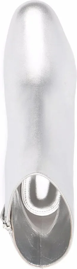 Mirrored heel leather ankle boots - Image 4
