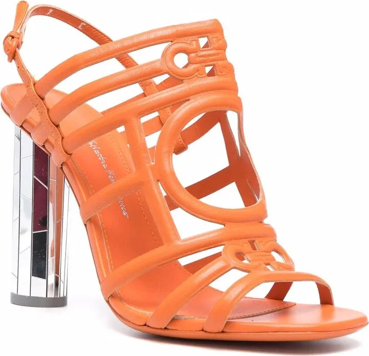 Mirrored Heel Strappy sandals - Image 2