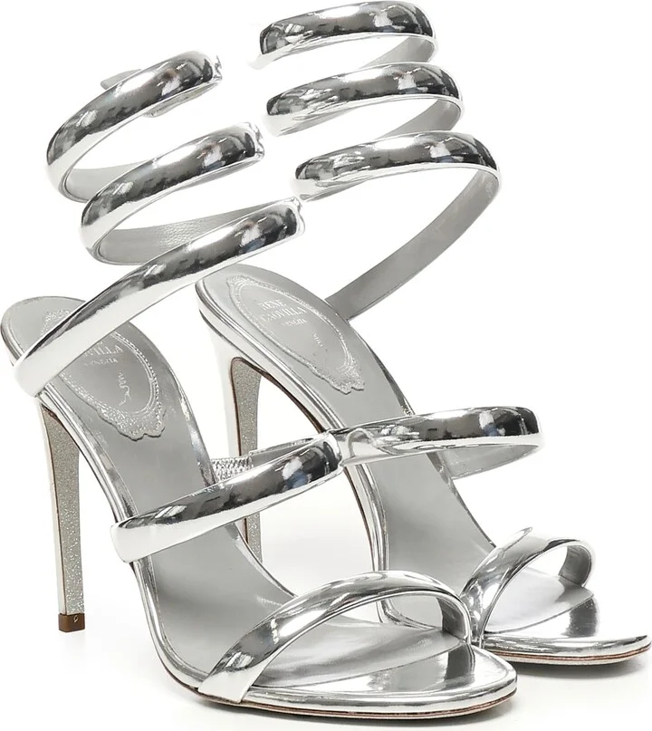 Mirrored Leather Sandals - Image 2