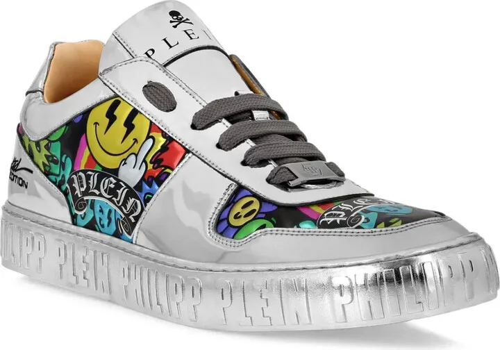 Mirrored-Leather Sneakers - Image 2