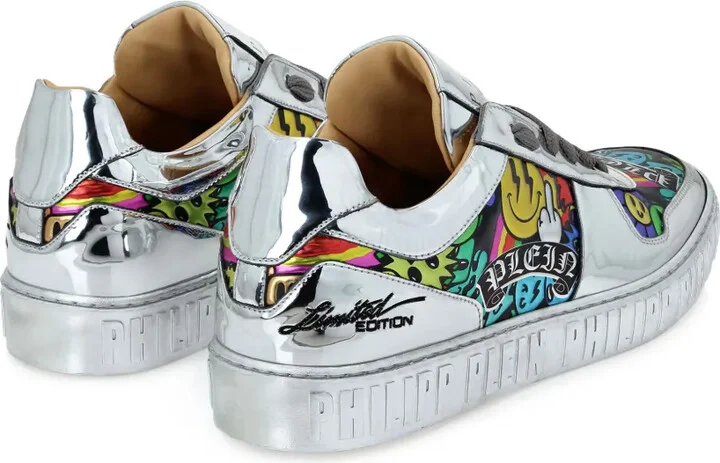 Mirrored-Leather Sneakers - Image 3