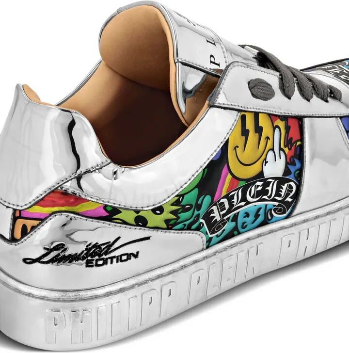 Mirrored-Leather Sneakers - Image 5