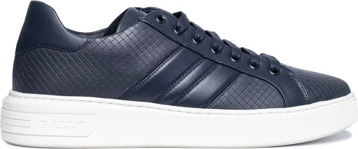Mirty 6238673 Men's Midnight Calf Leather Sneakers