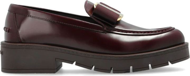 Mirty Leather Shoes, , - Burgundy