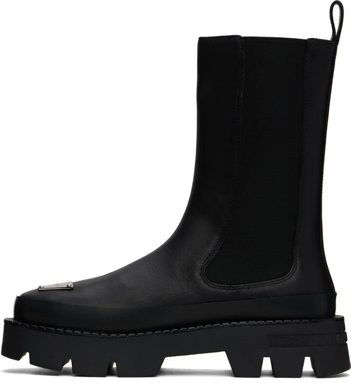 MISBHV Black 'The 2000' Chelsea Boots - Image 3