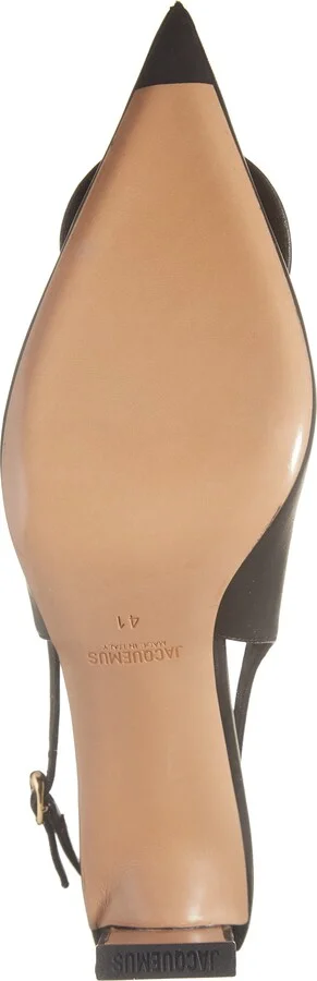 Mismatched Pointed Toe Slingback Pumps - Image 6
