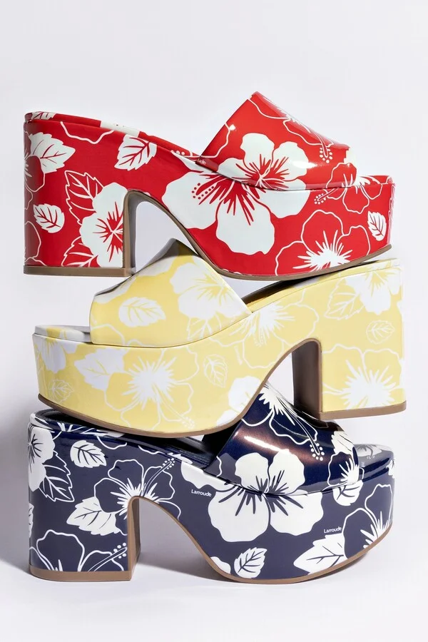 Miso Floral Platform Sandal - Image 5