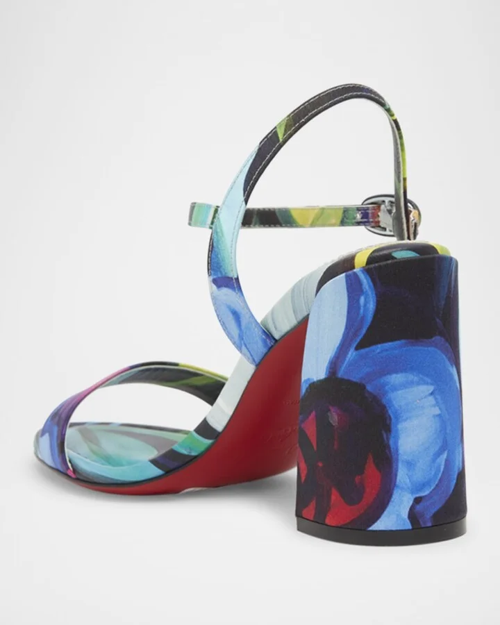 Miss Jane Multi Red Sole Ankle-Strap Sandals - Image 5
