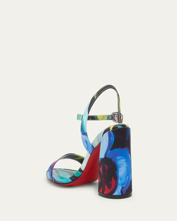 Miss Jane Multi Red Sole Ankle-Strap Sandals - Image 4