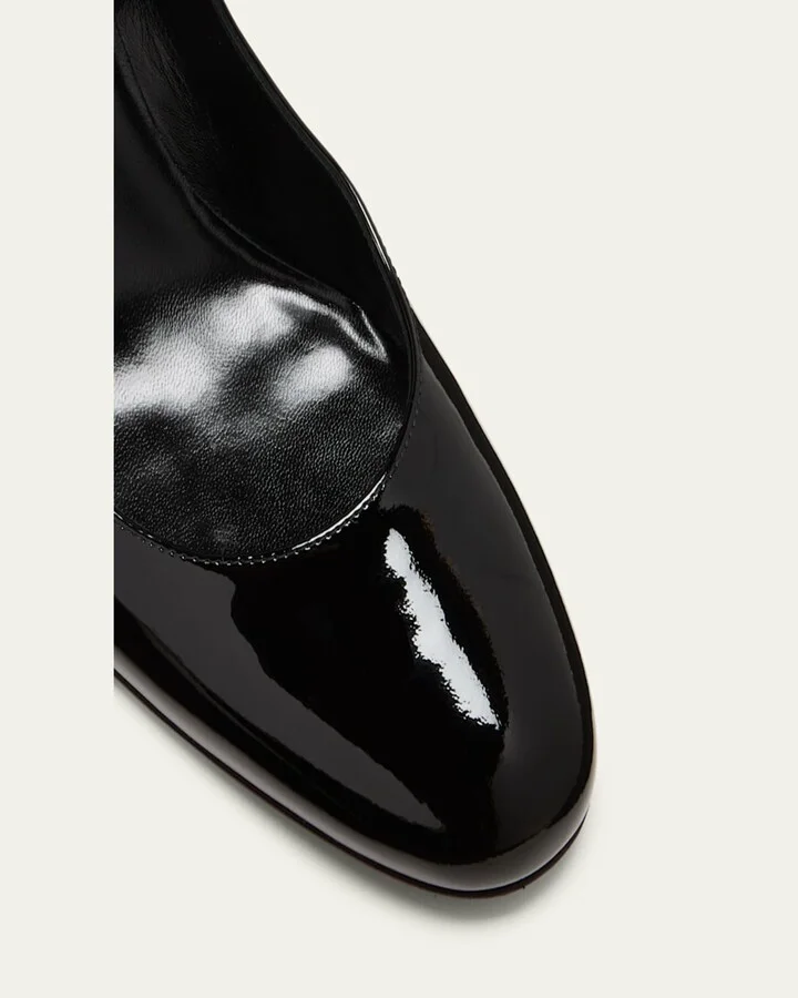 Miss Jane Patent Red Sole Pumps - Image 4