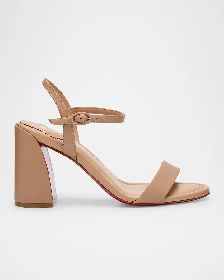 Miss Jane Red Sole Ankle-Strap Sandals