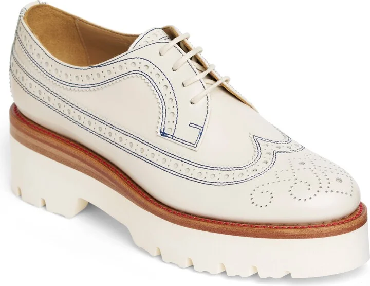 Miss Lucy Wingtip Platform Derby