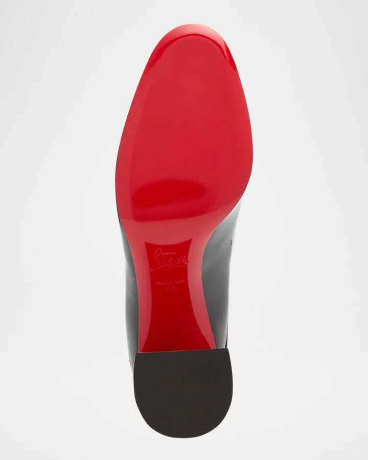 Miss Sab Patent Red Sole Pumps - Image 5