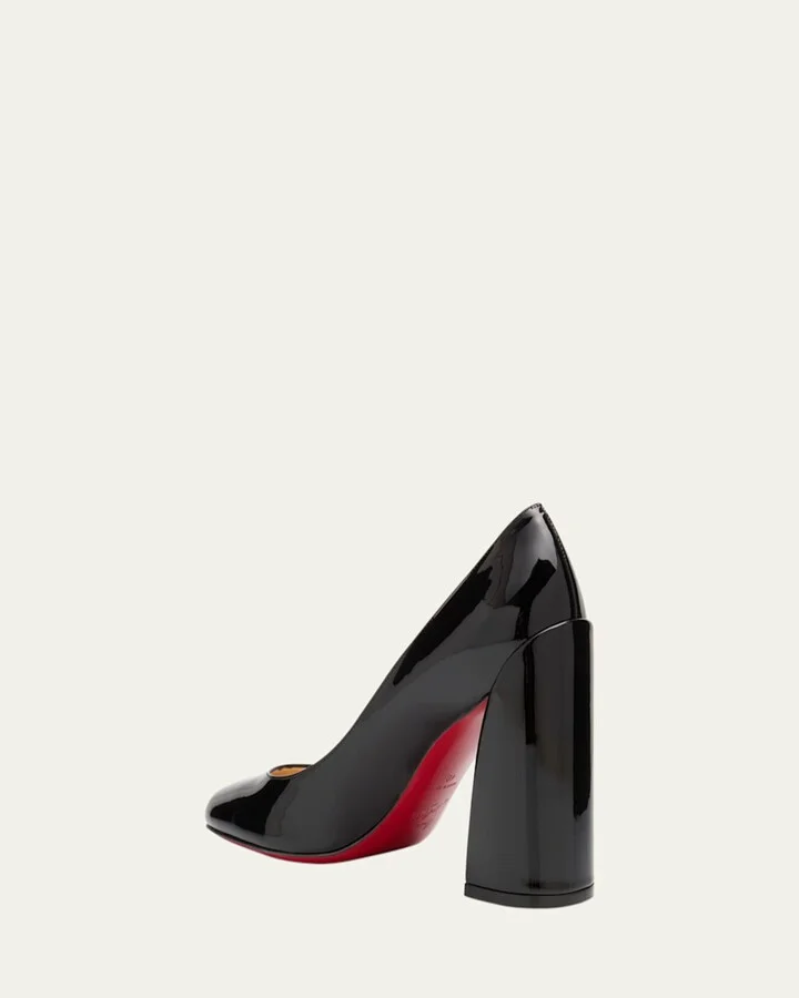 Miss Sab Patent Red Sole Pumps - Image 2