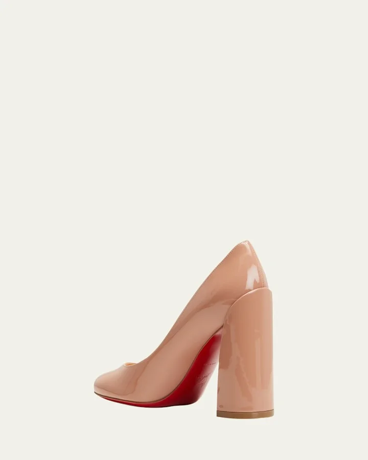 Miss Sab Patent Red Sole Pumps - Image 8