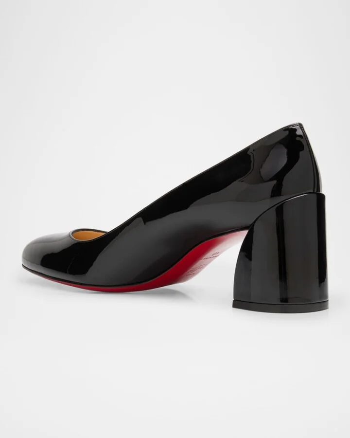 Miss Sab Patent Red Sole Pumps - Image 3