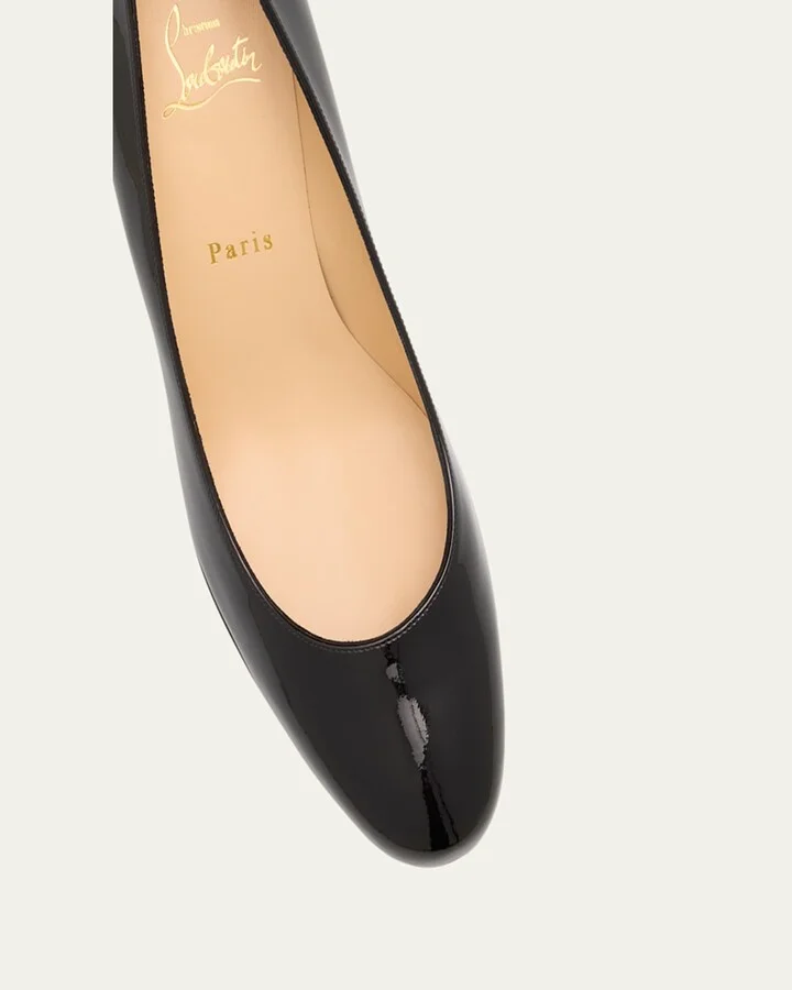 Miss Sab Patent Red Sole Pumps - Image 2